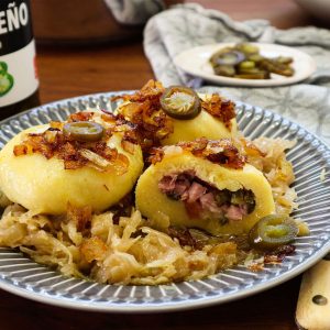 Bramborové knedlíky plněné uzeným masem 6 szt.